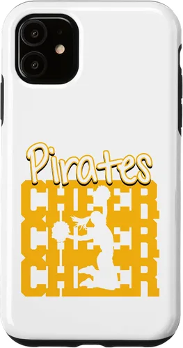 Vista 8 de Pirates Cheer Back to School Cheerleading Spirit GY Case for iPhone 17