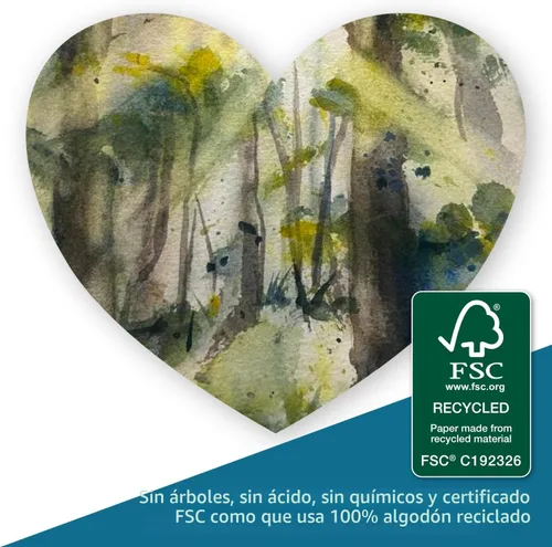 Vista 5 de Wanderings Tarjetas antiguas hechas a mano en blanco con borde de papel ligeramente quemado, paquete de 50 tarjetas multimedia mixtas para anuncios