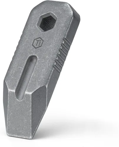 Vista 11 de KeyUnity KR00 EDC Barra de palanca de bolsillo Bit Bar de titanio Multiherramienta con clip de bolsillo
