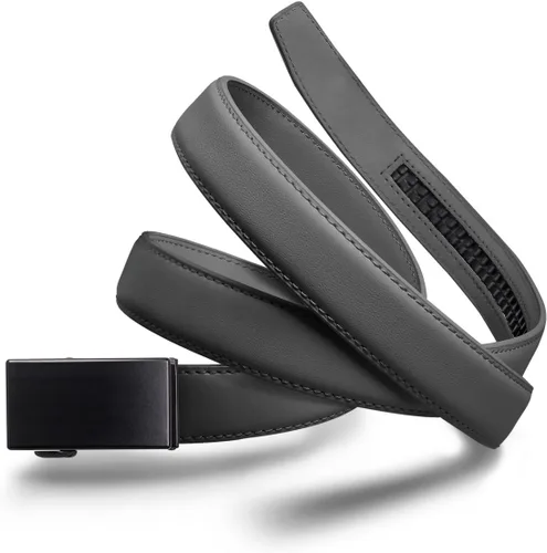 Vista 65 de Mission Belt Cinturón de trinquete de cuero para mujer, colección de cuero de 1.181 in oro/cuero negro