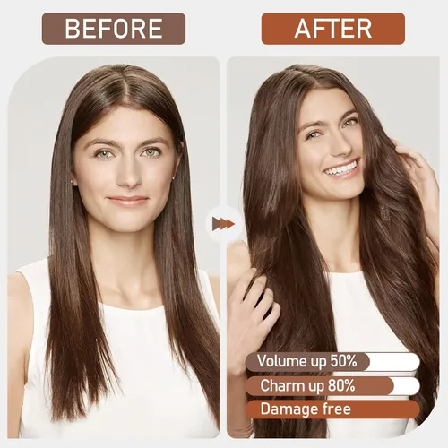 Vista 17 de VINBAO Extensiones de cabello humano con clip, balayage, color marrón ceniza a rubio caramelo, 14 pulgadas, 6 unidades, 3.53 onzas, 6