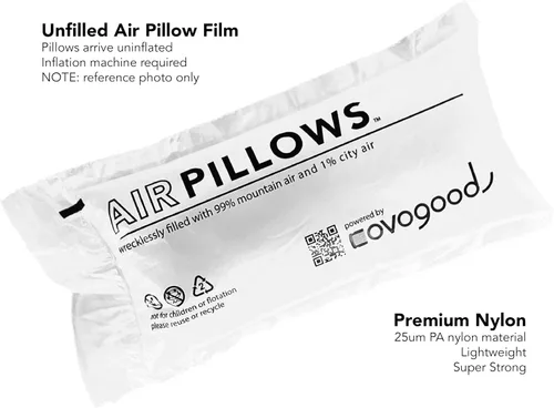 Vista 4 de AirPillows™ 5000 Premium Película de aire sin relleno 1 rollo (1650 pies), 5000 almohadas (4 x 8 en Ea) como papel de espuma de cacahuetes