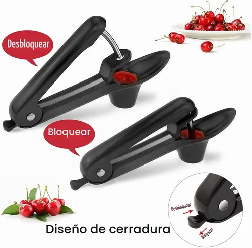 Vista 6 de Picadora de cerezas, herramienta para deshuesar de oliva, removedor de herramientas para deshuesar cereza, removedor de núcleo de pozo de frutas