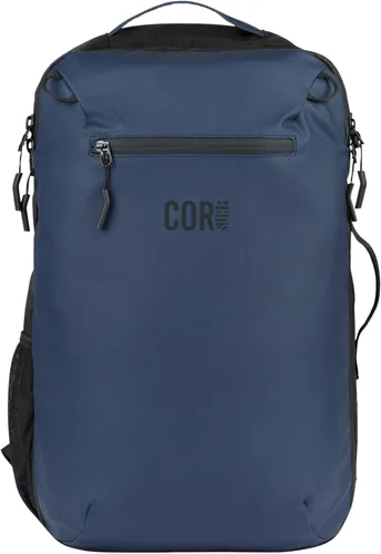 Vista 24 de COR Surf Mochila de viaje de mano Island Hopper 2.0 Mochila ultraligera aprobada para artículos personales 28L Negro Edición impermeable
