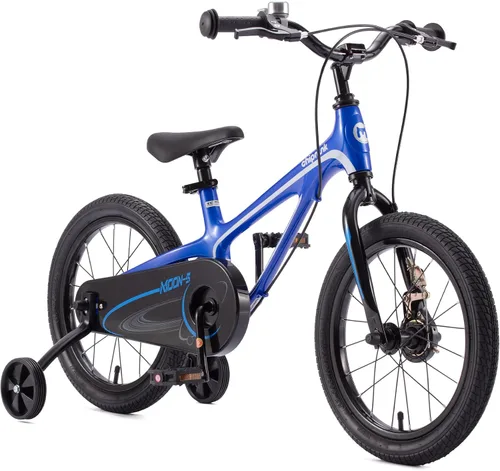 Vista 15 de RoyalBaby Bicicleta para niños, ligera de aleación de magnesio de 16/18 pulgadas, para niños y niñas de 4 a 9 años, ruedas de entrenamiento