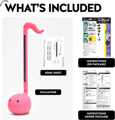Vista 6 de Otamatone Clásico [Edición en inglés] Sintetizador portátil de instrumentos musicales electrónicos japoneses rosa intenso de Japón Maywa Denki