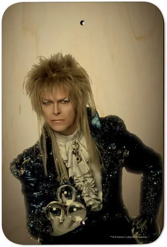 Vista 12 de GRAPHICS & MORE David Bowie As Jareth from The Labyrinth - Letrero para oficina en casa