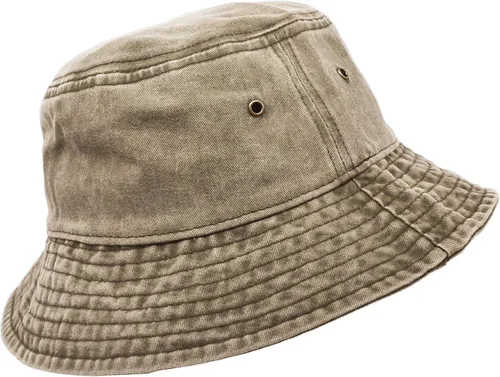 Vista 5 de Sombrero de pescador, ala ancha de algodón lavado de algodón para exteriores, gorra plana para pesca, senderismo, playa, deportes