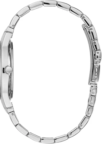 Vista 2 de Caravelle Modern Quartz Mens Watch Stainless Steel Diamond