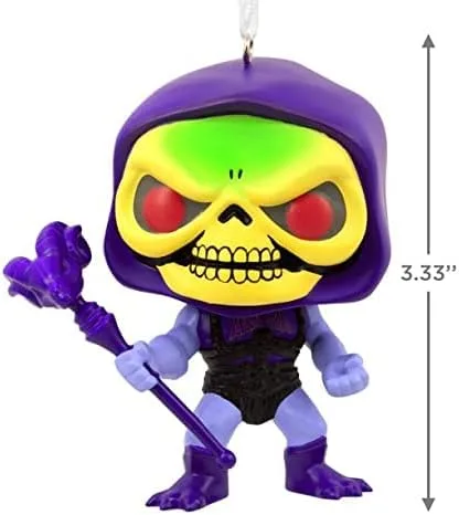Vista 2 de Hallmark Funko Pop! Colección exclusiva de adornos navideños (esqueleto de maestros del universo)