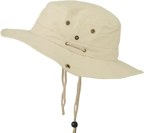 Vista 4 de Mega Cap Sombreros de Pesca (01)-Beige W10S32F (XL-2XL), Beige, XL - XXL