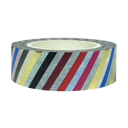 Vista 17 de Wrapables Cinta adhesiva Washi de patrones coloridos, bocetos de corazón