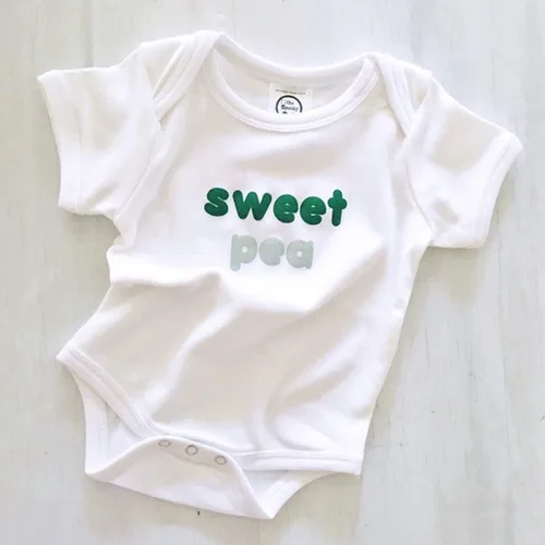 Vista 2 de Body de bebé de algodón orgánico de Spunky Stork
