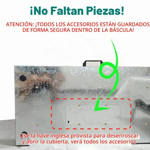 Vista 2 de Báscula de ganado mejorada de 1100 libras, 40 x 20 pulgadas
