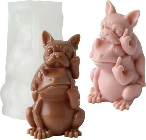 Vista 12 de Paquete de 4 moldes redondos de silicona para velas y chocolate, cilindro 3D y molde hecho a mano para velas y jabón
