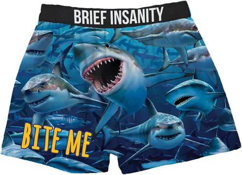 Vista 7 de BRIEF INSANITY Funny & Comfy Boxer Shorts and Pajama Pants for Men & Women Novelty Graphic Underwear & Loungewear