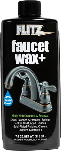 Vista 11 de Flitz Cera para llave de grifo Plus - Envase de 3.4oz de limpiador y abrillantador para grifos a base de agua fabricado en EE. UU. para manchas