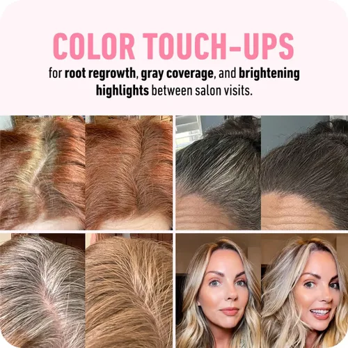 Vista 4 de BOLDIFY Polvo de línea capilar (gris), fórmula instantánea a prueba de manchas de 48 horas que se bloquea para cabello de cuerpo completo y barba