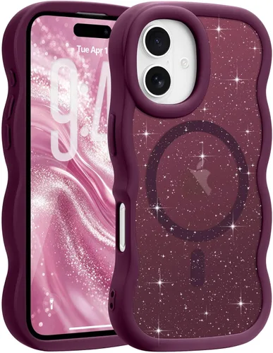 Vista 218 de Pepmune - Funda para iPhone 12 Pro Max con marco ondulado y estructura rígida, color mate claro, cubierta trasera unisex, compatible con Magsafe