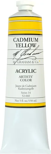 Vista 53 de M. Graham - Pintura acrílica de tubo de 2 onzas, carmesí Alizarin Alizarin Crimson