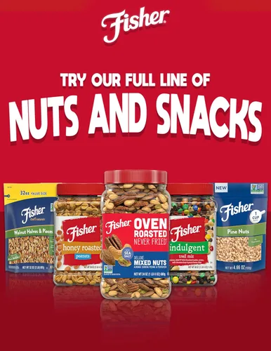 Vista 7 de Nueces pecanas glaseadas y confitadas de Fisher Chef's Naturals, 24 oz (Paquete de 1), Nueces pecanas gigantes confitadas, perfectas para regalar