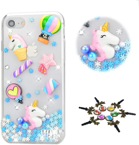 Vista 7 de Bling - Funda para teléfono compatible con iPod Touch 6, elegante, más de 100 cristales brillantes, diseño de libélula y diamantes de imitación