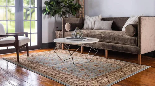 Vista 13 de Unique Loom - Colección Voyage - Alfombra tradicional oriental clásica de diseño intrincado
