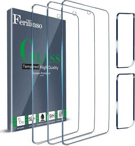Vista 45 de Ferilinso Protector de lente de cámara para iPhone 14/15/14 Plus/15 Plus/13