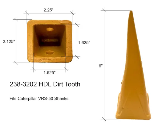 Vista 2 de Mini excavadora cubo HD largo muelle, 238-3202 HDL, compatible con CAT VRS-50 (1)