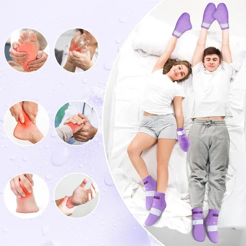Vista 2 de Atsuwell Artículos Esenciales de Quimioterapia para Mujeres y Hombres, Guantes y Calcetines de Quimioterapia para Neuropatía, Calcetines
