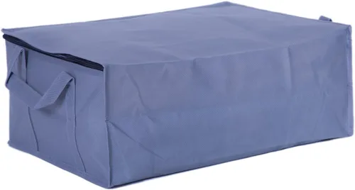Vista 6 de Bolsas de almacenamiento de ropa con cremallera con ventana transparente de plástico y asas resistentes, ideales para almacenamiento de temporada