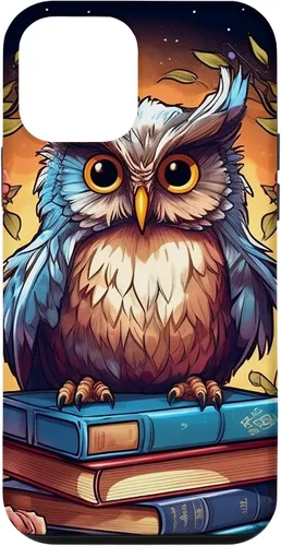 Vista 16 de Funda para bibliotecario para iPhone 16 Owl Book Lover