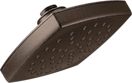 Vista 9 de Moen S6365BG Voss, cabezal de regadera de lluvia de función única de 6" con tecnología de inmersión, oro cepillado