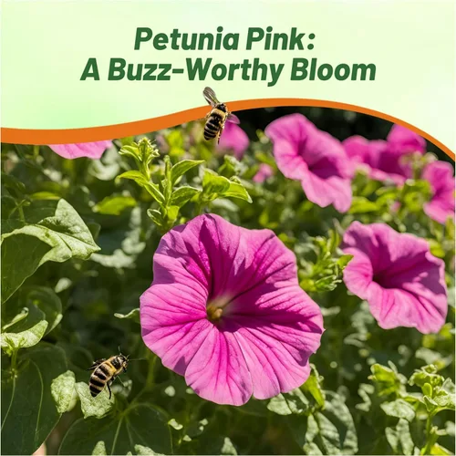 Vista 5 de Outsidepride Pink Petunia Grandiflora Seeds - 250 unidades. Semillas de flores anuales, compactas y versátiles para plantar flores vibrantes de bajo