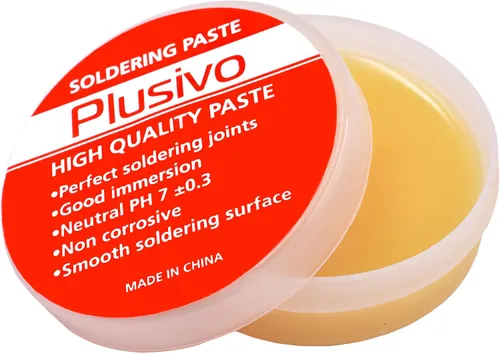 Vista 5 de Kit de fundente de alambre de soldadura y pasta de colofonia - Alambre de soldadura de núcleo de colofonia de plomo de estaño 60-40