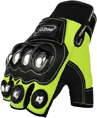 Vista 9 de Guantes de motocicleta Flujo de aire de acero nudillos pantalla táctil BMX MX ATV MTB Motocross Dirt Bike Racing Downhill guantes