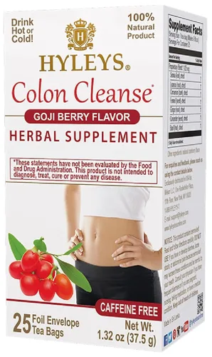 Vista 16 de Hyleys Colon Cleanse Tea Sabor Acai Berry - 25 bolsas de té (paquete de 1)