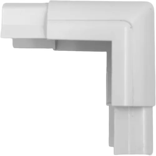 Vista 8 de Kable Kontrol Junta de conector de acoplamiento para ocultador de cable medio redondo, cubierta de cable para exteriores con parte trasera adhesiva