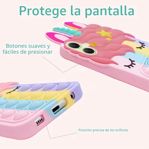 Vista 8 de Nancheng Rainbow - Funda para Samsung Galaxy A05 Galaxy A05-Rainbow