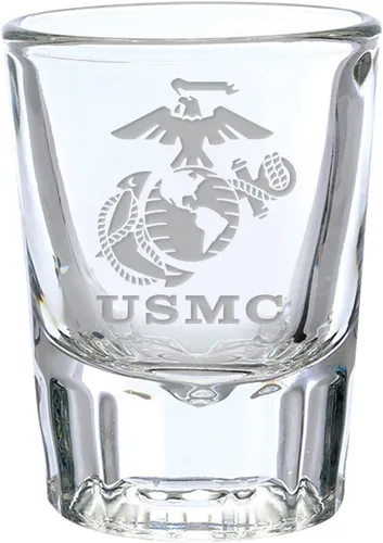 Vista 23 de 7.62 Design U.S. Marine Corps 1st Teniente Deep Grabado 1.5 oz. Vaso de chupito