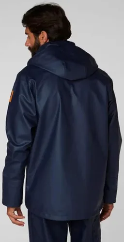 Vista 3 de Helly Hansen Workwear Gale Waterproof Jackets for Men Made from Heavy-Duty Polyurethane on Polyester Knit for High Mobility