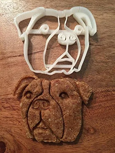 Vista 3 de Pitbull - Cortador de galletas y cortador de golosinas para perros, cara de perro