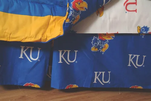 Vista 9 de College Covers Everything Comfy Nebraska Cornhuskers - Falda de cama con volantes, tamaño individual