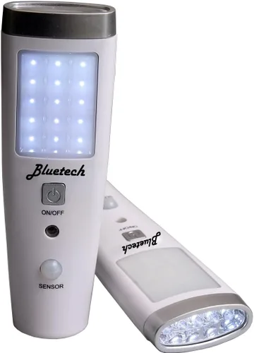Vista 4 de BLUETECH BlueTech LED Linterna Luz de noche para preparación de emergencia, unidad portátil con detección de movimiento, luz de falla de potencia
