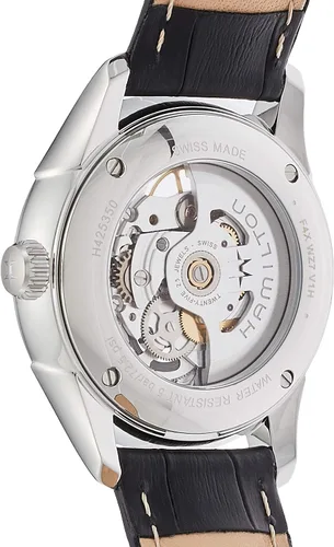 Vista 2 de Hamilton Jazzmaster Skeleton Reloj automático para hombre H42535780, Antracita, Moderno