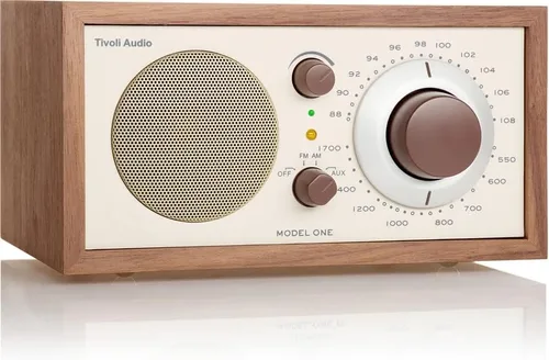 Vista 3 de Tivoli - Radio de mesa AM FM, audio Model One WalnutBeige