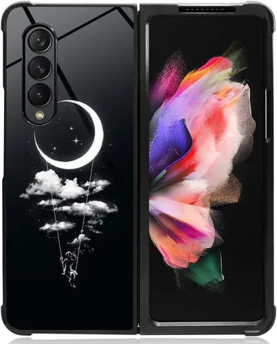 Vista 15 de DAIZAG Funda compatible con Samsung Galaxy Z Fold 3 5G, protección completa, a prueba de golpes, antiarañazos, funda de poliuretano termoplástico