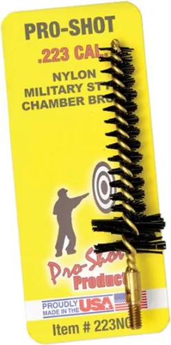Vista 5 de Pro-Shot Products Chamber Brushes: Bronze/Nylon/Stainless, Brass Core, Dual-Diameter & Standard Designs, Star/Locking Lug Recess Compatible