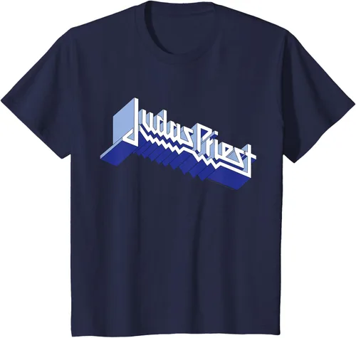 Vista 32 de Judas Priest - Camiseta con logotipo de Defender, Negro
