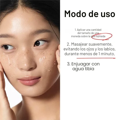 Vista 8 de Dr. G Gel Exfoliante Iluminador, cuidado de la piel coreano para una piel radiante, exfoliante facial Aqua Gommage, ácido hialurónico, ceramidas